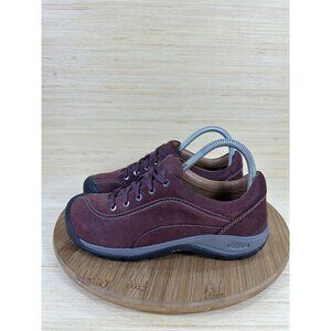 Keen Presidio II Red Leather Casual Shoes Womens Size 7.5